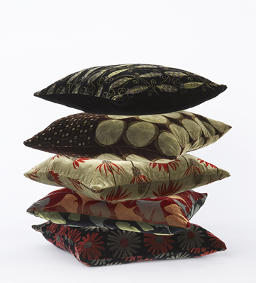 Pile of cushions