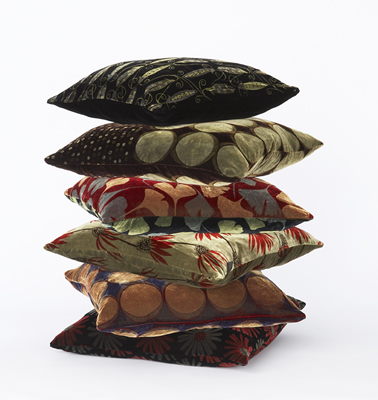 Pile of cushions